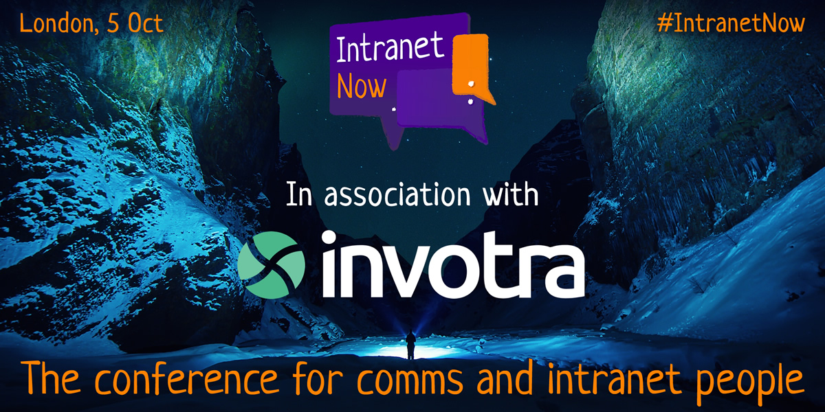 Intranet Now, in association with Invotra.